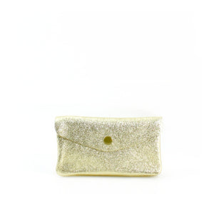 Leather Coin Purse - Gold