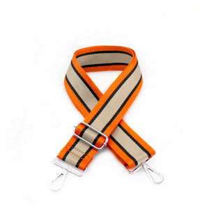 Canvas Strap- Orange Stripes