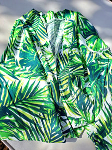 Ruolan Green Kimono