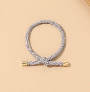 Hair & Wrist Band - Grey