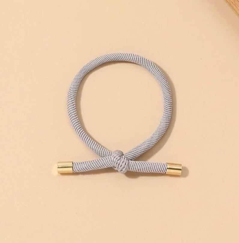 Hair & Wrist Band - Grey