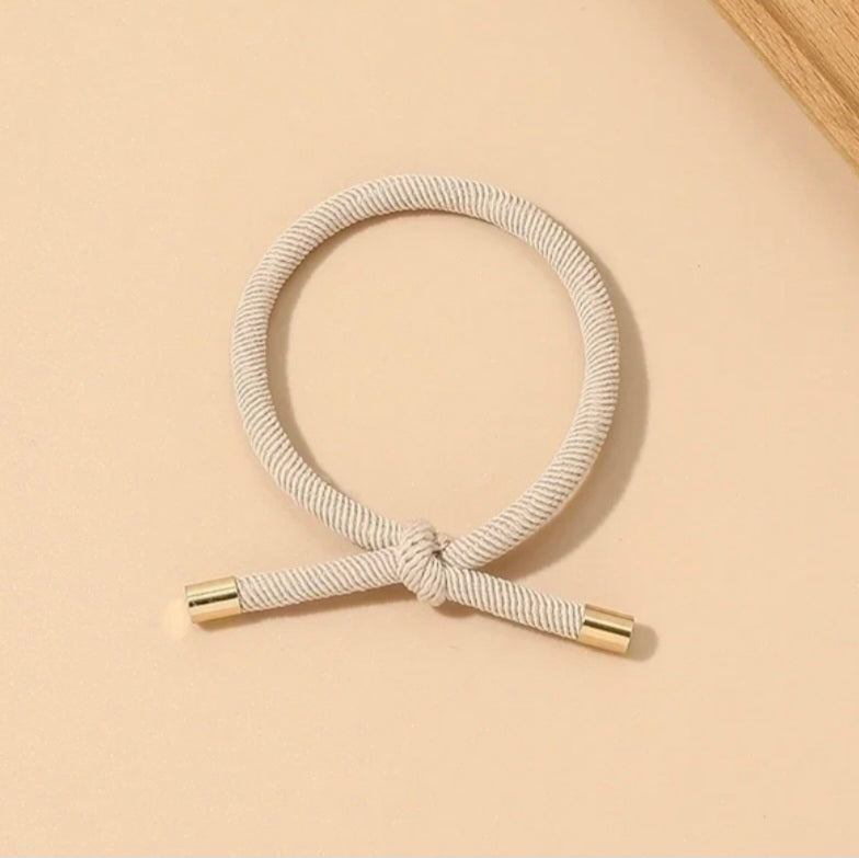 Hair & Wrist Band - Beige